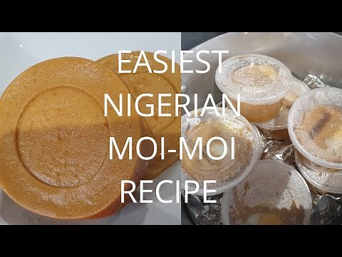 HOW TO MAKE MOI-MOI \\ Plastic Plate Method \\ EASIEST MOI MOI RECIPE!