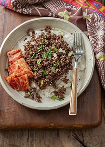Ground Beef Bulgogi (Easy Korean Beef Bowl) | Beyond Kimchee