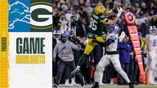 Game Highlights: Packers vs. Lions | Week 18