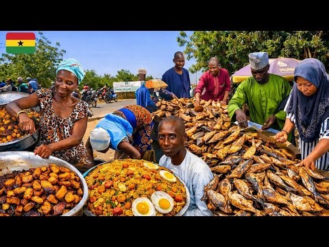 West African Street Food Tour in Accra, Ghana 🇬🇭 West Africa