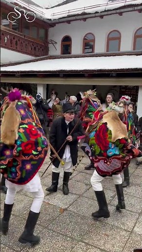 Goat Dance in The Village Museum (Romanian Goat) #christmascarol #villagemuseum #capra #dansulcaprei