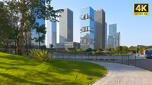 Shenzhen, China’s Modern Center for Technology and Innovation (4K)