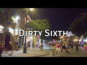 Austin, TX - 6th Street Late Night Walk - June 2024