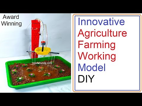 innovative agriculture working model science project - diy - inspire award project | howtofunda