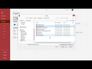 How to Encrypt or Decrypt a Database in MS Access - Office 365