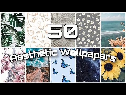 50 aesthetic Wallpapers