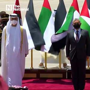 Abu Dhabi’s Sheikh Mohamed bin Zayed visited Jordan's King Abdullah II in Amman. | The National