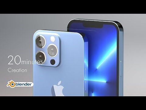 Blender3.0 iPhone13 modeling