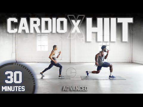 30 Minute Full Body CARDIO HIIT Workout [ADVANCED + LOW IMPACT]