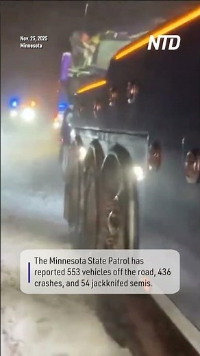 Blizzard Conditions Disrupt Traffic in Minnesota