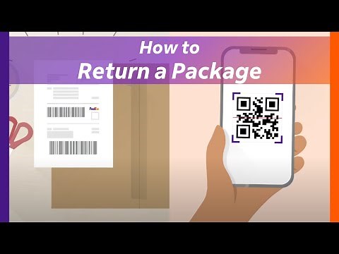 How do I return a FedEx package?