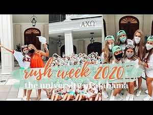 sorority recruitment week | the university of alabama rush