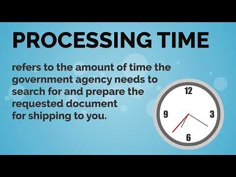 Vital Record Processing Times Explained