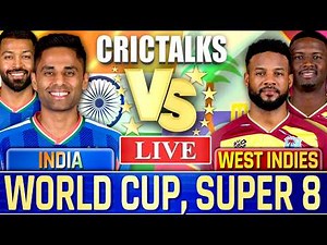 🔴 Live: IND vs WI, T20 World Cup 2026, Cricket Live Match Today Scores, Commentary, 1st Innings