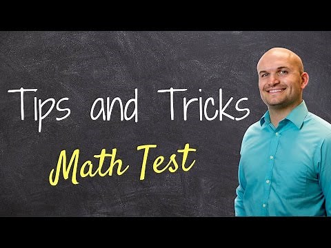 Tips to taking any math multiple choice test or exam