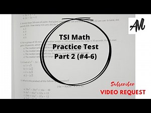 TSI MATH PRACTICE TEST Part 2: Made Easy!