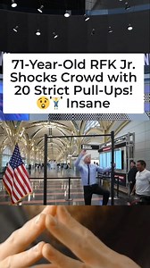 71-Year-Old RFK Jr. Shocks Crowd with 20 Strict Pull-Ups! 😲🏋️‍♂️ Insane | Sci-Tech Channel