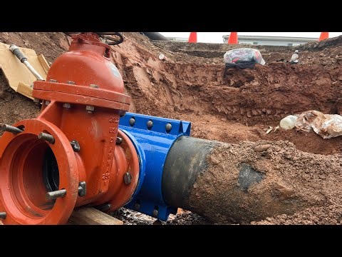 Detour Ahead!! 8” hot (live) tap on 12” Water main!!