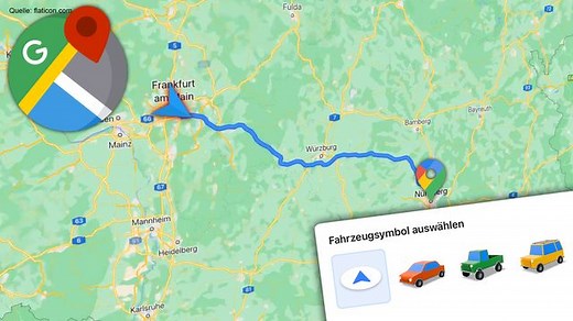 Google Maps: Icons ändern und Label erstellen