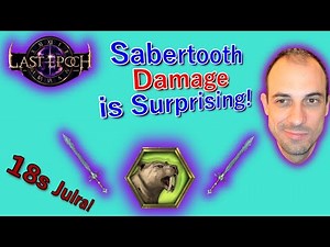 HIGH DPS Sabertooth Crit Flurry Swipes Beastmaster Build POC Last Epoch 0.92 4k Res