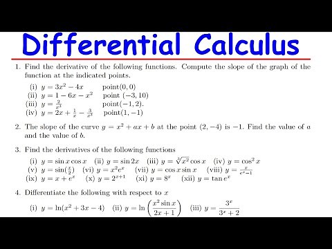 Differential Calculus Tutorial Sheet 8 | Step-by-Step Solutions & Explanations