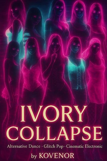 🔥 KOVENOR – Ivory Collapse 🎹 | Cinematic EDM · Glitch Pop · Alternative Dance · Electronic Music