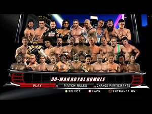 WWE Smackdown Vs Raw 2010 - 30 Man Royal Rumble Match