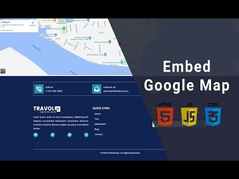 How to Embed Google Map in HTML Using iFrame
