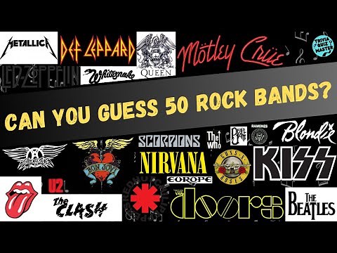 Guess 50 ROCK BANDS Challenge! 🤘🎸 | Trivia/Quiz/Test