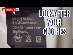 HOW TO READ CARE LABEL SYMBOLS OF CLOTHES