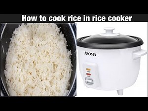 How To Make Rice In Rice Cooker | How To Use Rice Cooker | Aroma Rice Cooker Review