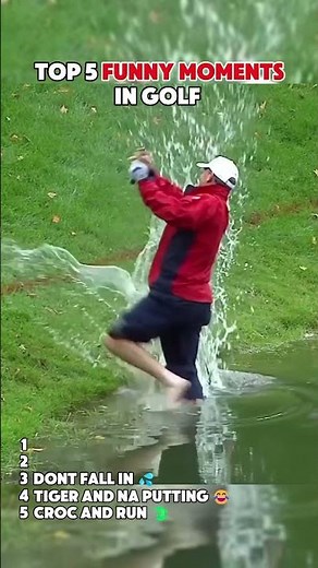 Top 5 Funny Moments In Golf 😂