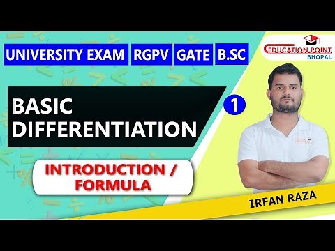 Lec 1 | Differentiation | Differentiation Formula | Engineering Mathematics | RGPV