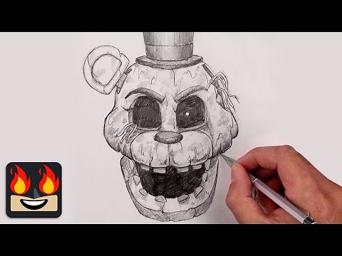 How To Draw Golden Freddy | Five Nights at Freddy's