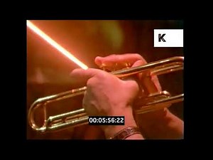 Dizzy Gillespie Performing Live, Jazz Trumpet, 1990s San Francisco