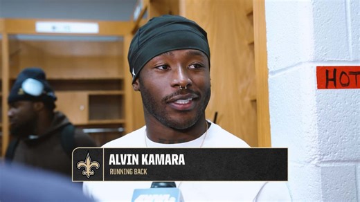 Alvin Kamara interview | Saints-Bears Postgame