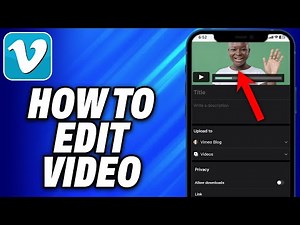 How To Edit Video In Vimeo - Easy Fix