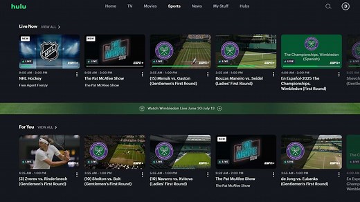 Which live sports will Hulu offer in 2026? ESPN  content, Hulu   Live TV channels, more