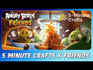 DIY Fun! Crafting an epic outdoor game with Angry Birds Friends 🤩