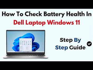 How To Check Battery Health In Dell Laptop Windows 11
