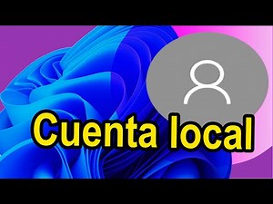 Cómo CREAR una CUENTA LOCAL en Windows 11