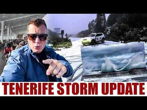 Tenerife Storm Chaos 🌪️ Airport Queues, Weather Warnings & Travel Disruption! ⚠️