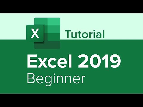Excel 2019 Beginner Tutorial