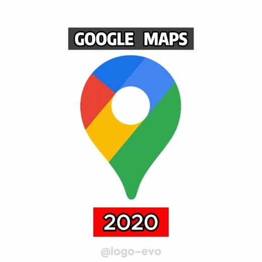 GOOGLE MAPS (2026-2009) Logo Evolution