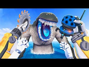 Using MIND CONTROL To Make Kaiju Fight in VR