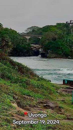 Tidal Bore Phenomenon Captured at Uvongo River Today