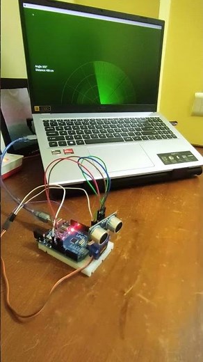 Arduino Sonar Scanner with Real Time Object Detection Ultrasonic Sensor & Processing Visualization