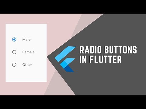 RADIO BUTTON IN FLUTTER || JOOKATE'S FLUTTER