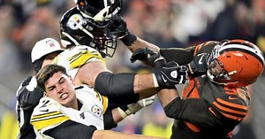 33 players fined for involvement in Browns-Steelers brawl