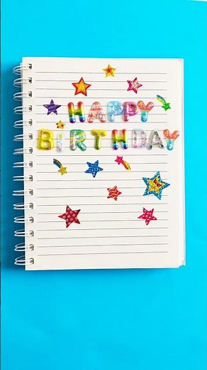 ASMR Sticker Peel | Puffy "Happy Birthday" 3D Alphabet Stickers #viral #shorts #youtubeshorts